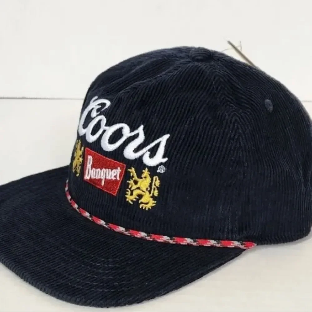 Coors | Miller‎ -  Banquet Corduroy Snapback Hat| Bucket Hat Vintage 90’s Style
